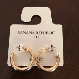 Banana Republic Gold Hoop Earrings